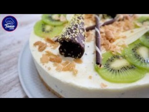 Cheesecake de kiwi y kiwi