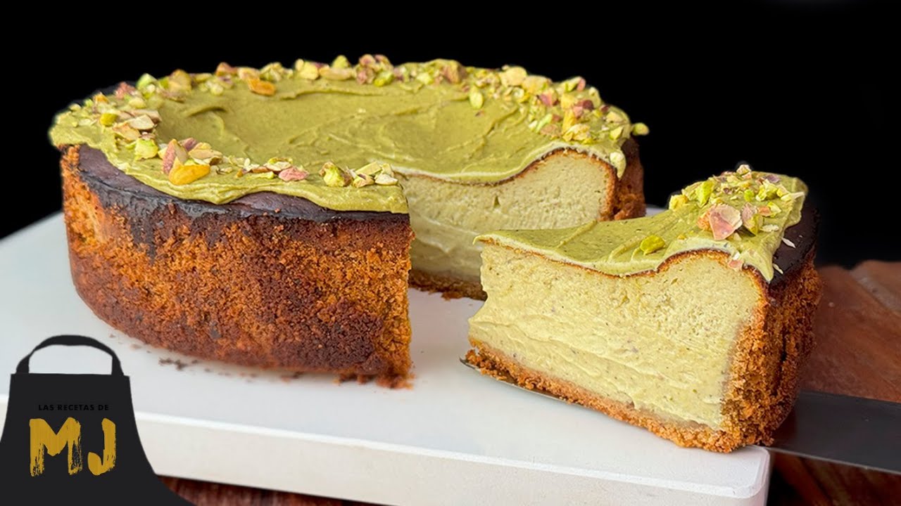 Cheesecake de kiwi y pistachos