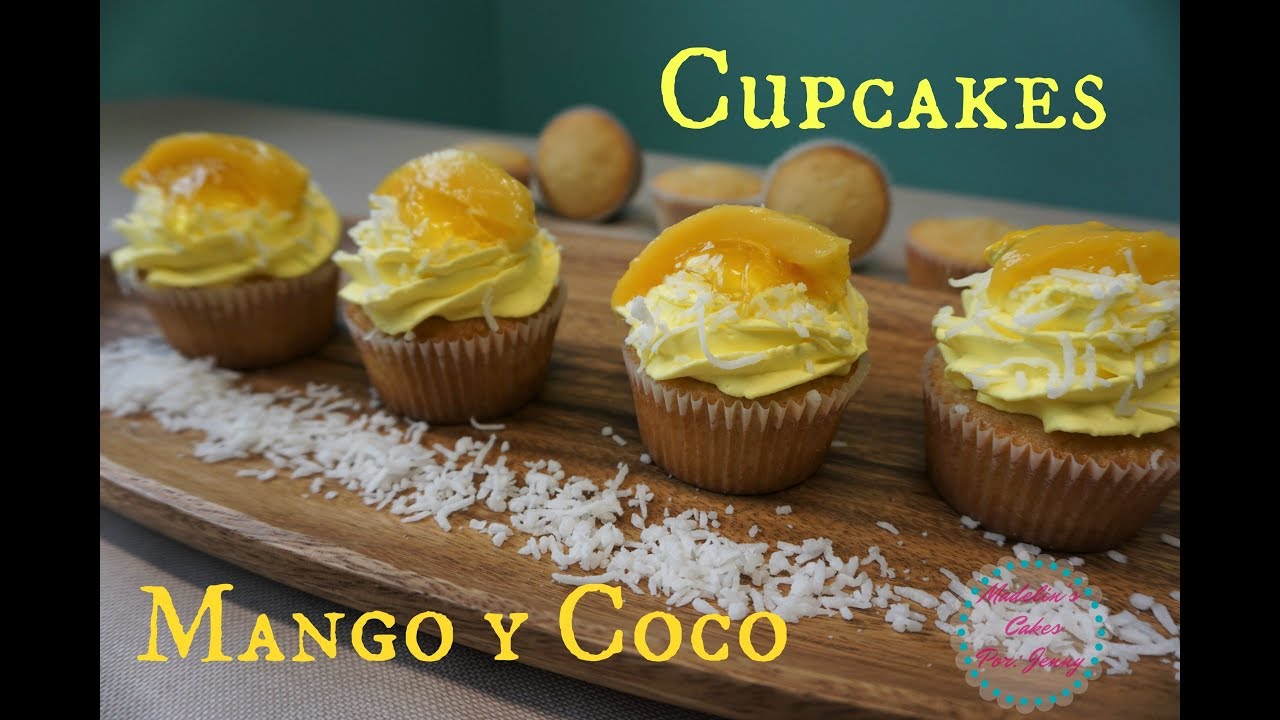 Muffins de mango y coco