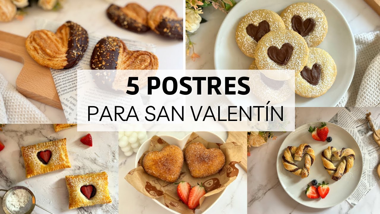 Postres para San Valentín