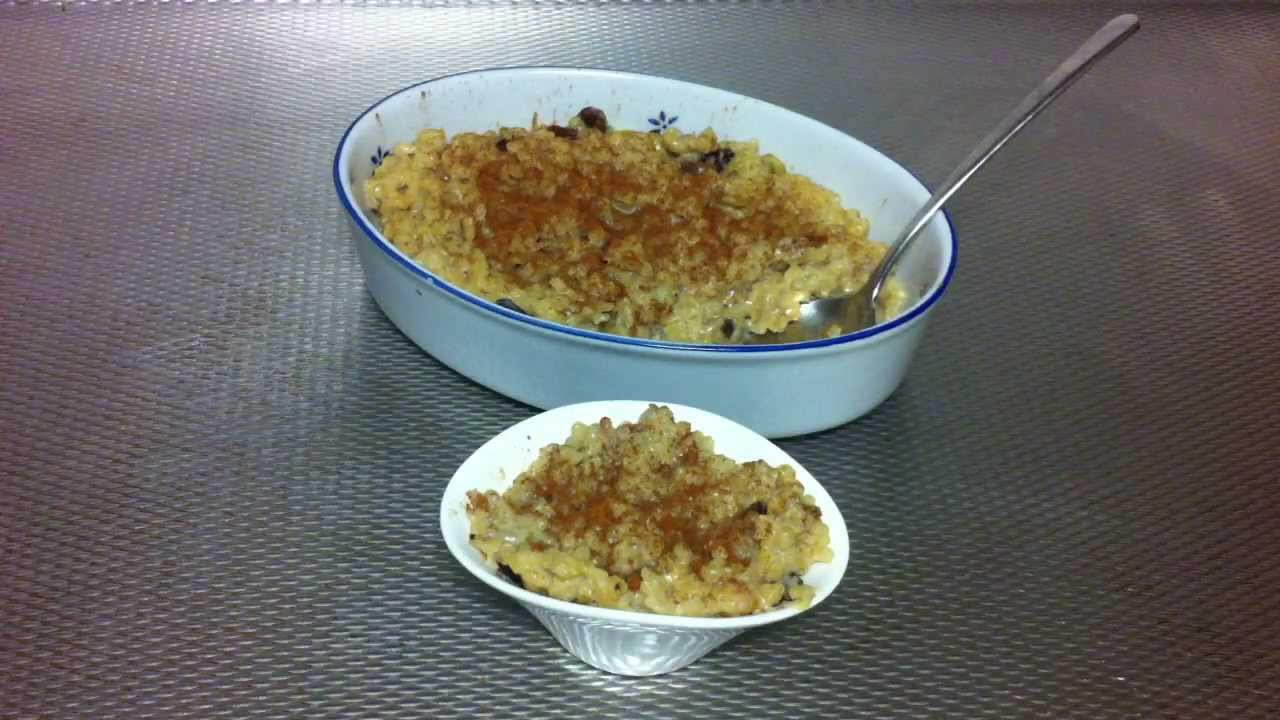 Receta de Arroz con leche de soja