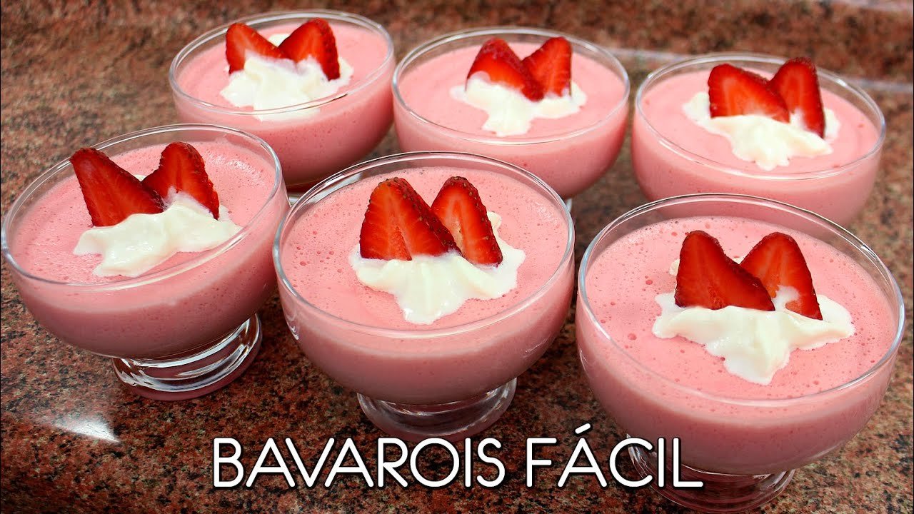 Receta de Bavarois fácil