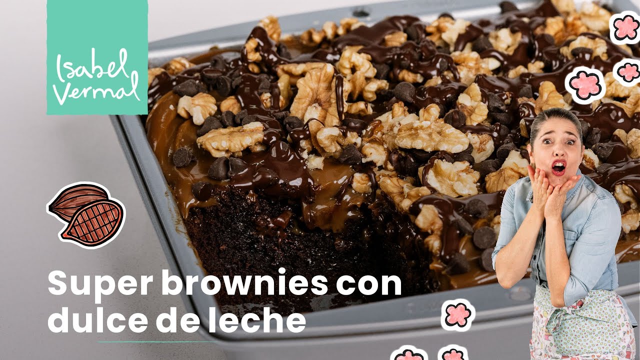 Receta de Brownie de dulce de leche