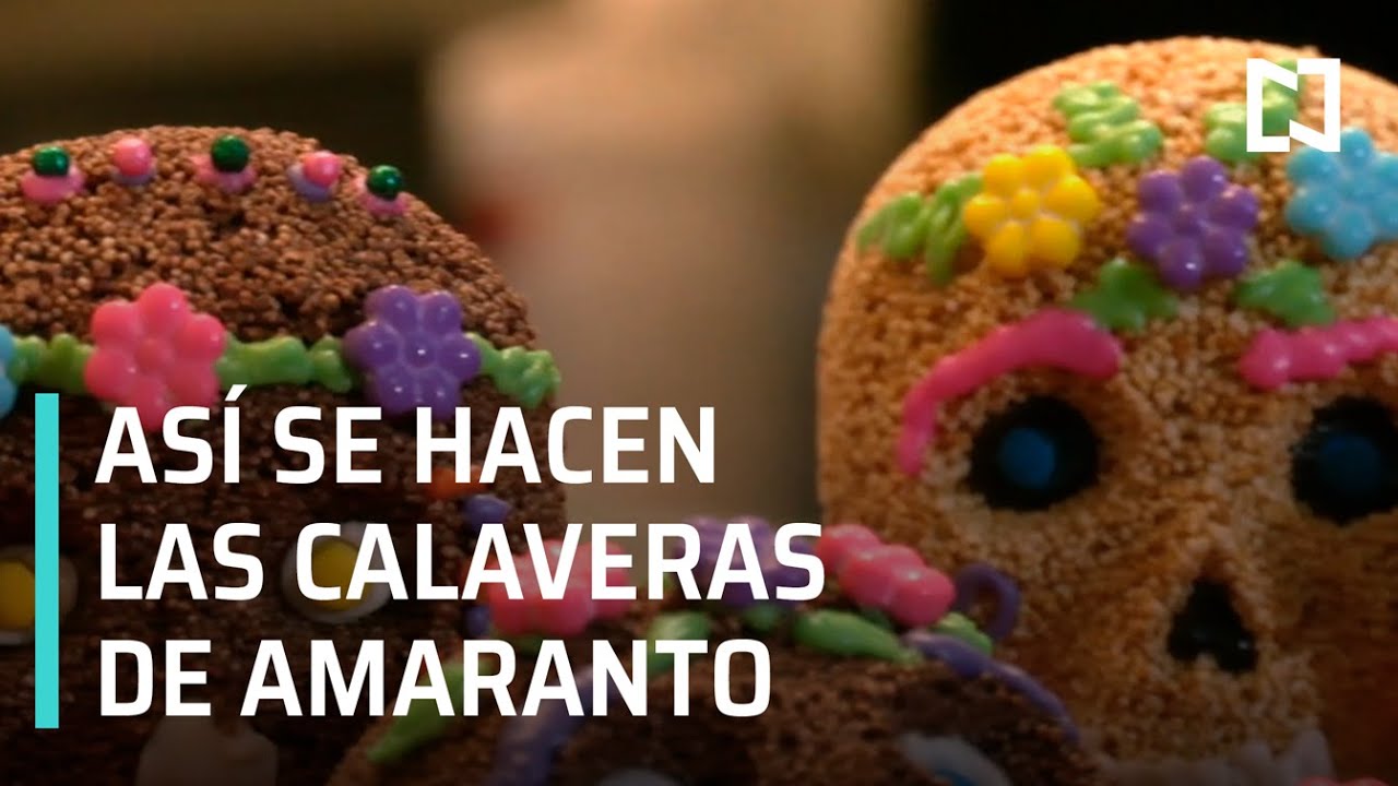 Receta de Calaveritas de amaranto