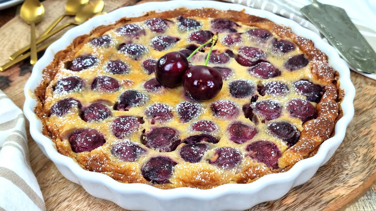 Receta de Clafoutis de cerezas