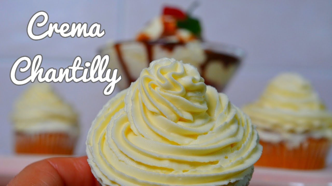 Receta de Crema chantilly casera