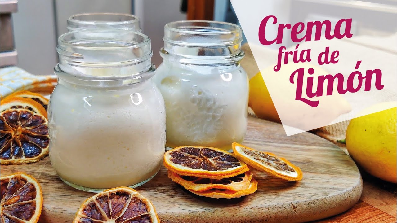 Receta de Crema fría de limón con leche condensada