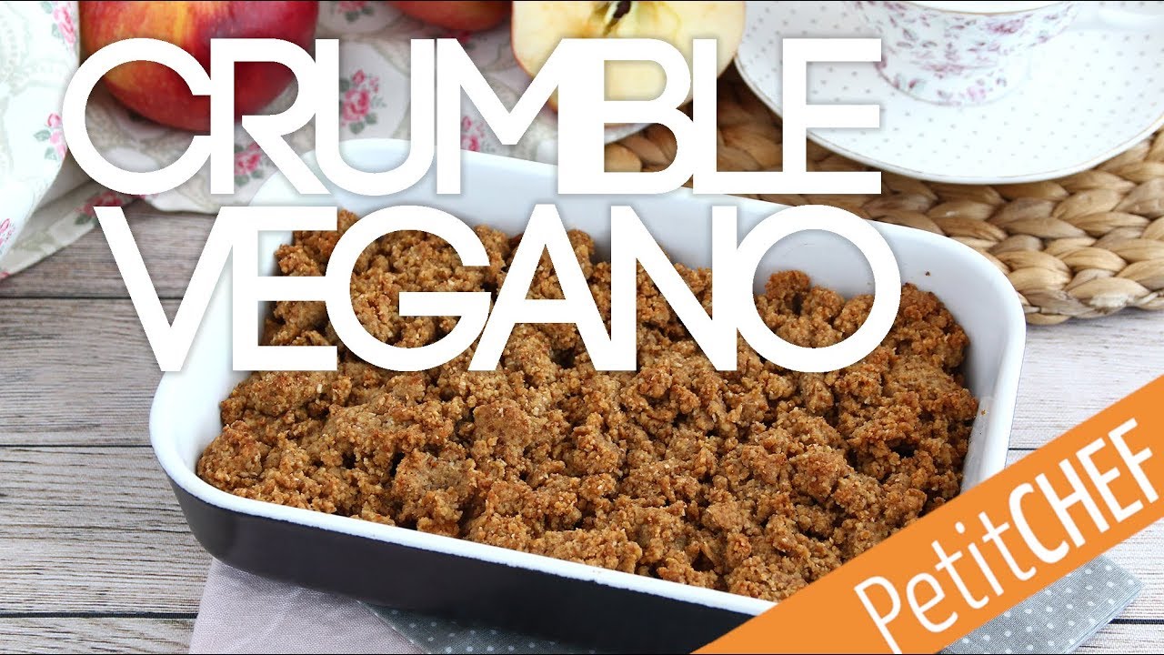 Receta de Crumble vegano de manzana
