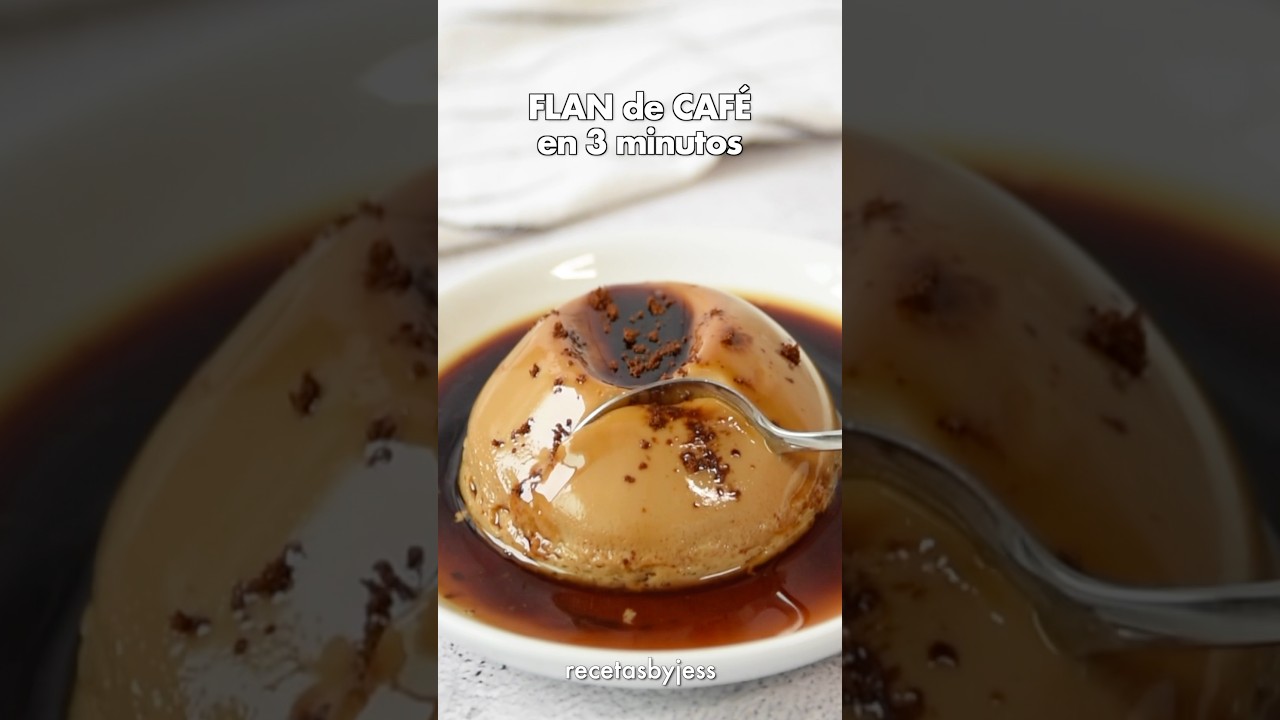 Receta de Flan de café fitness