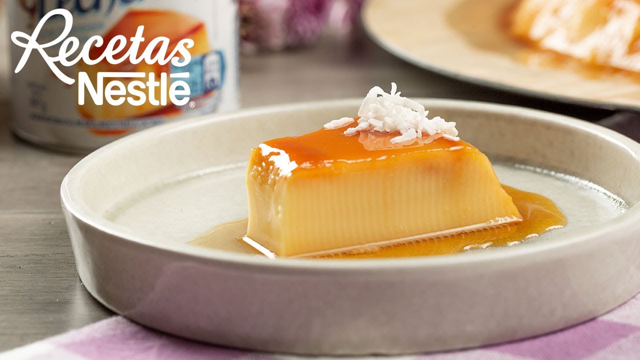 Receta de Flan de coco