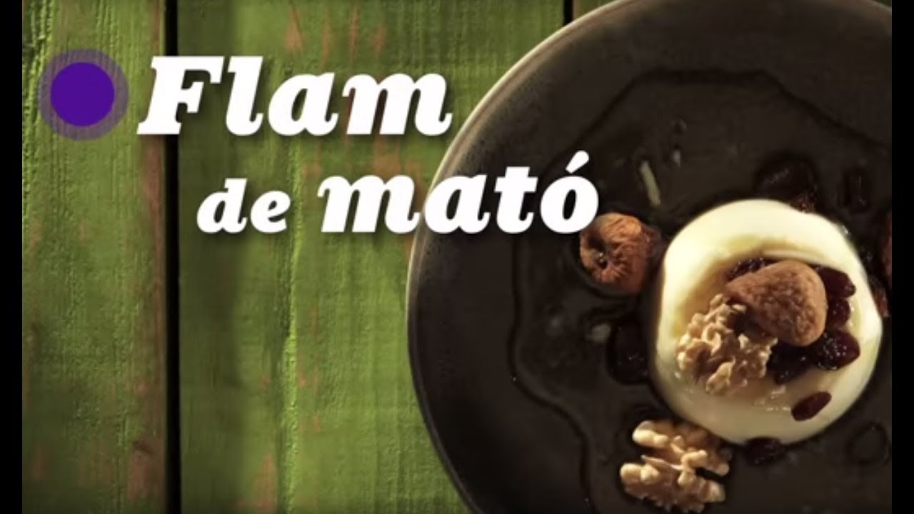 Receta de Flan de mató