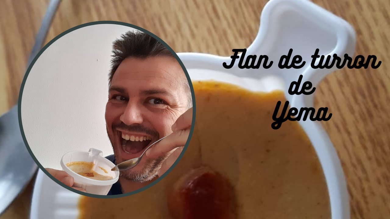 Receta de Flan de turrón de yema tostada