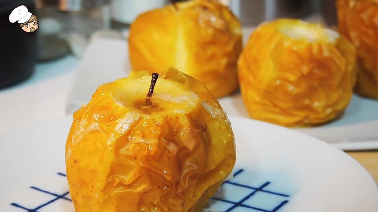 Receta de Manzanas asadas en freidora de aire