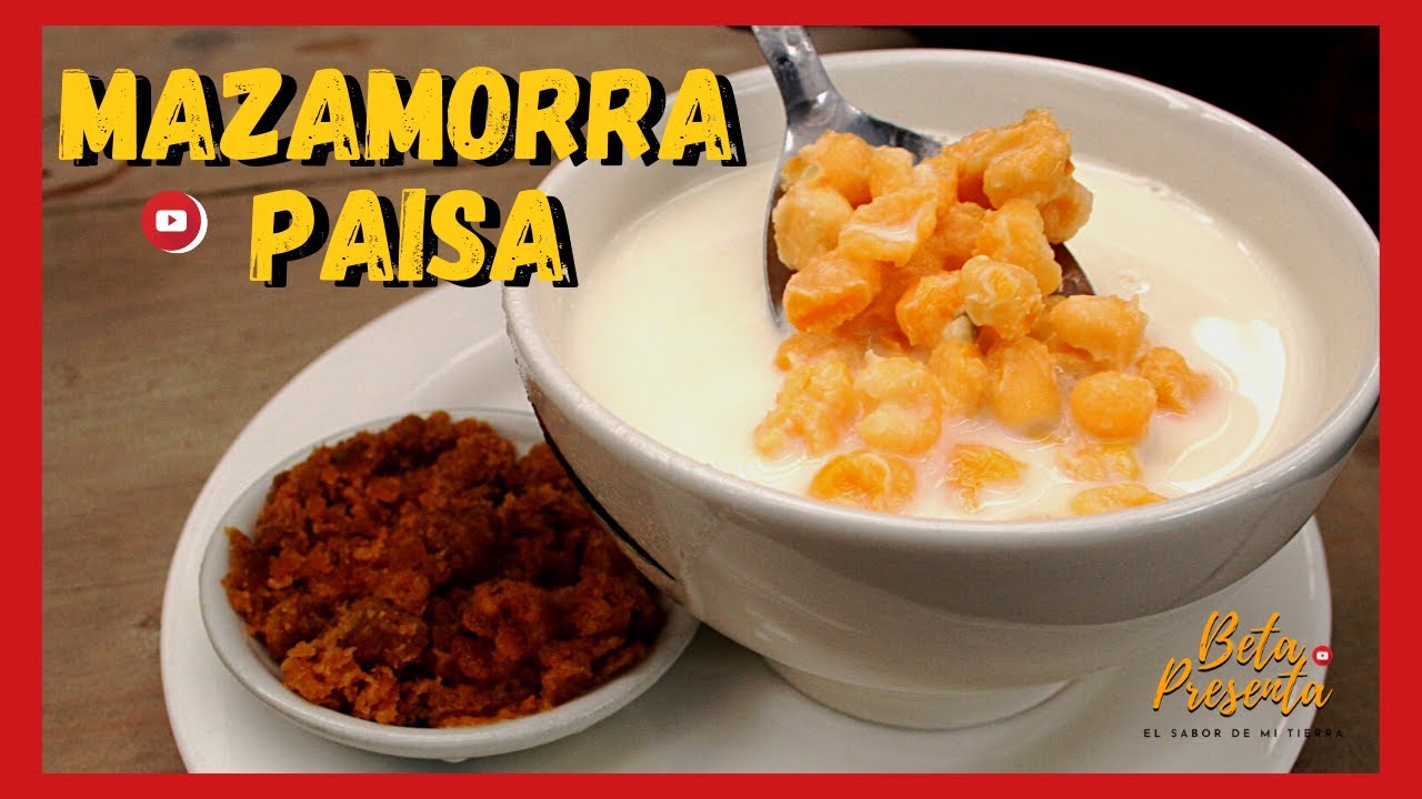 Receta de Mazamorra colombiana
