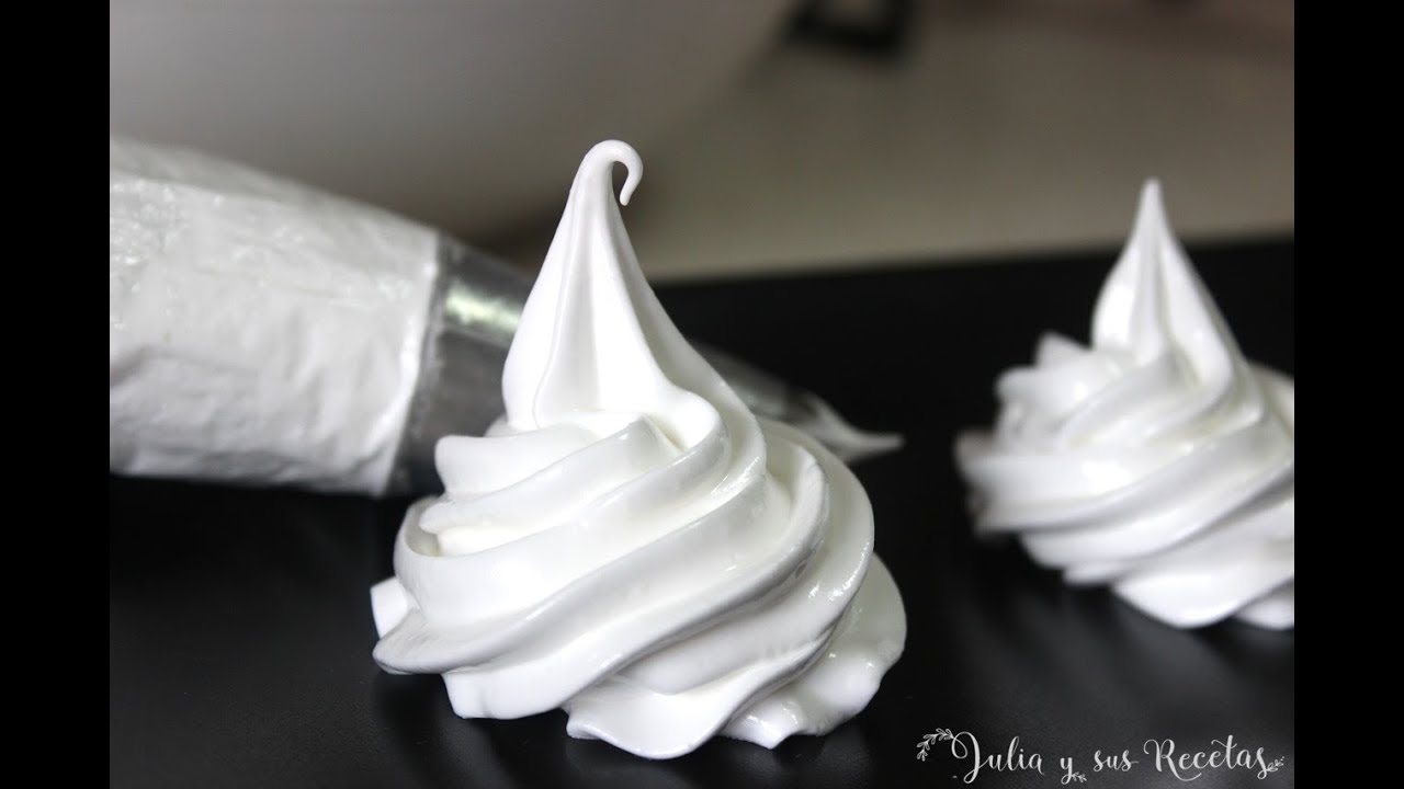 Receta de Merengue francés paso a paso