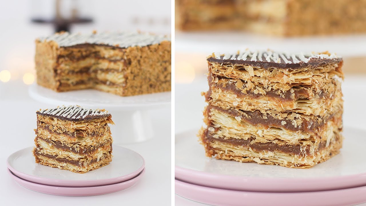 Receta de Milhojas de dulce de leche
