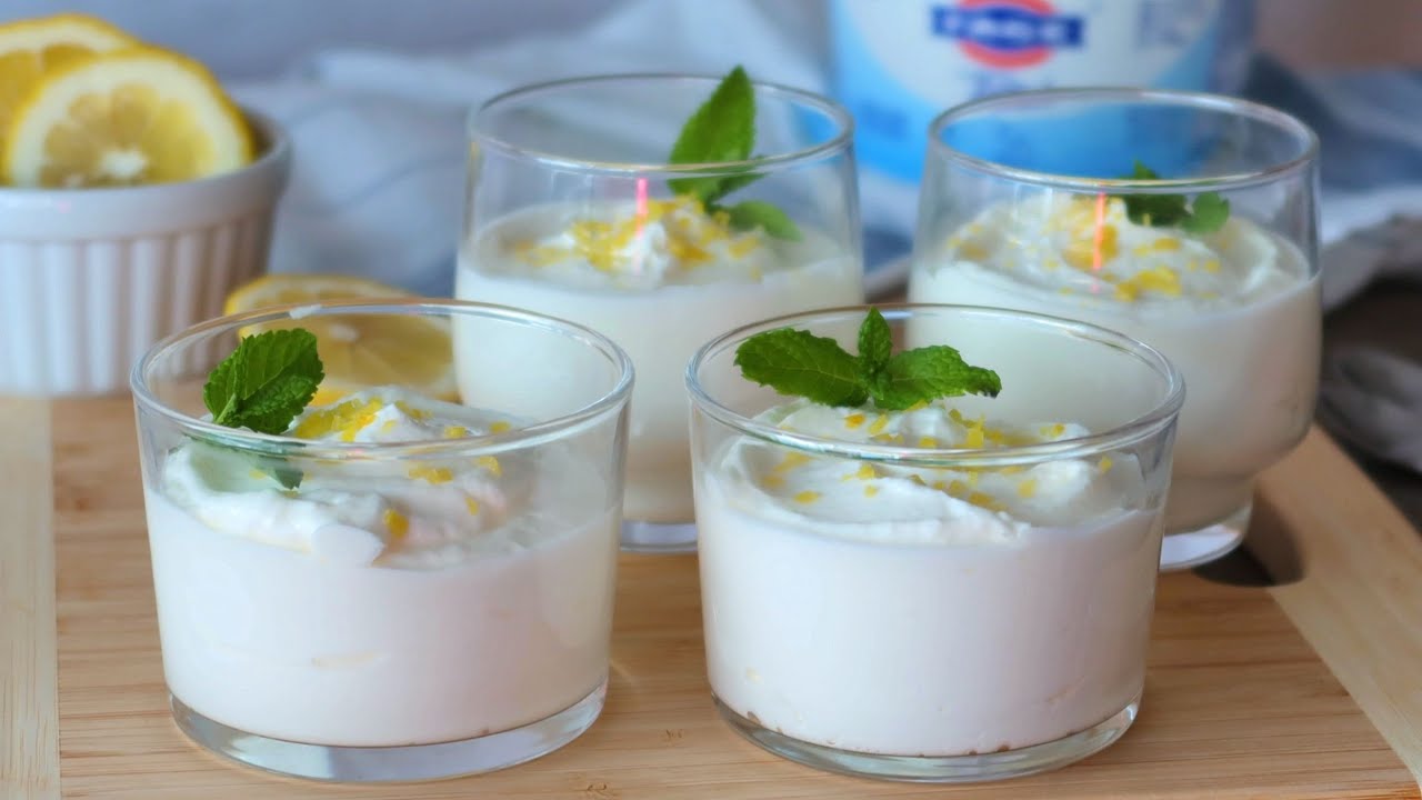 Receta de Mousse de limón con yogur