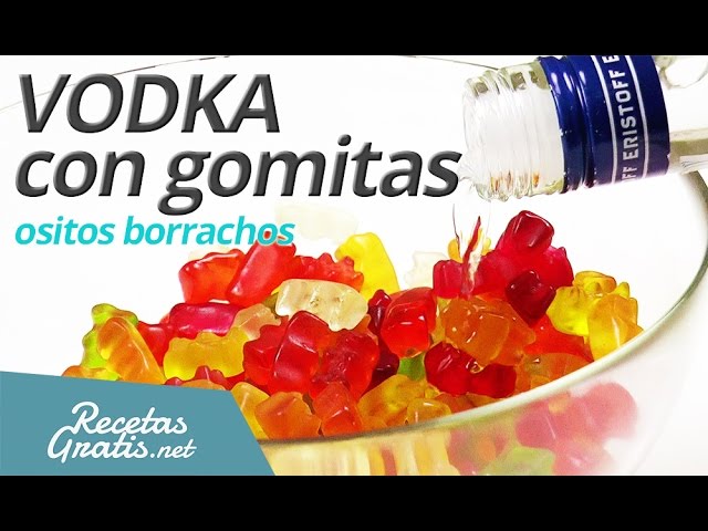 Receta de Osos de gominola con vodka