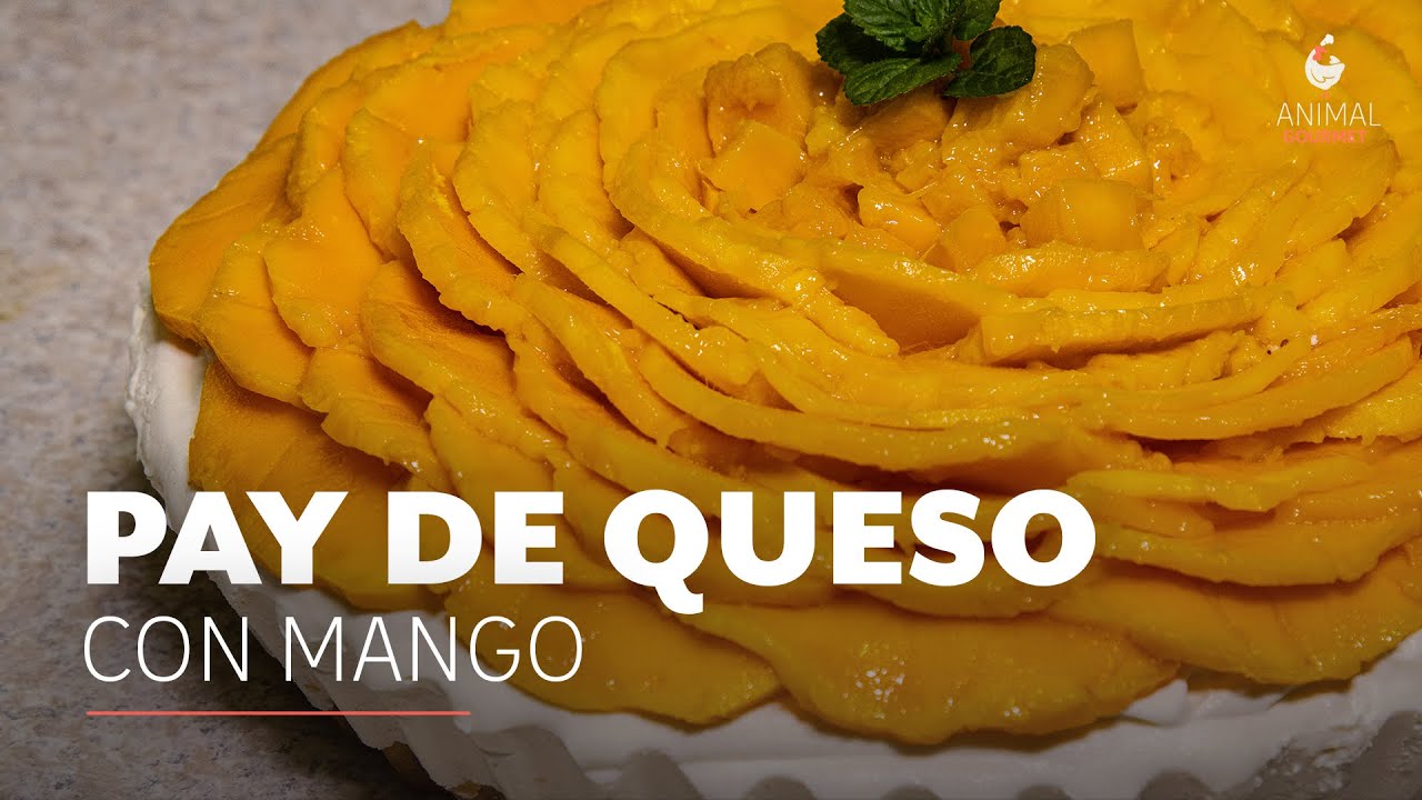 Receta de Pay de queso con mango