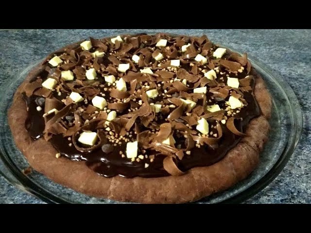 Receta de Pizza de chocolate