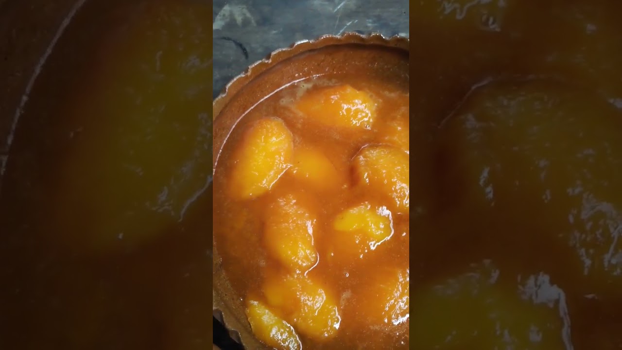 Receta de Postre de mango con miel