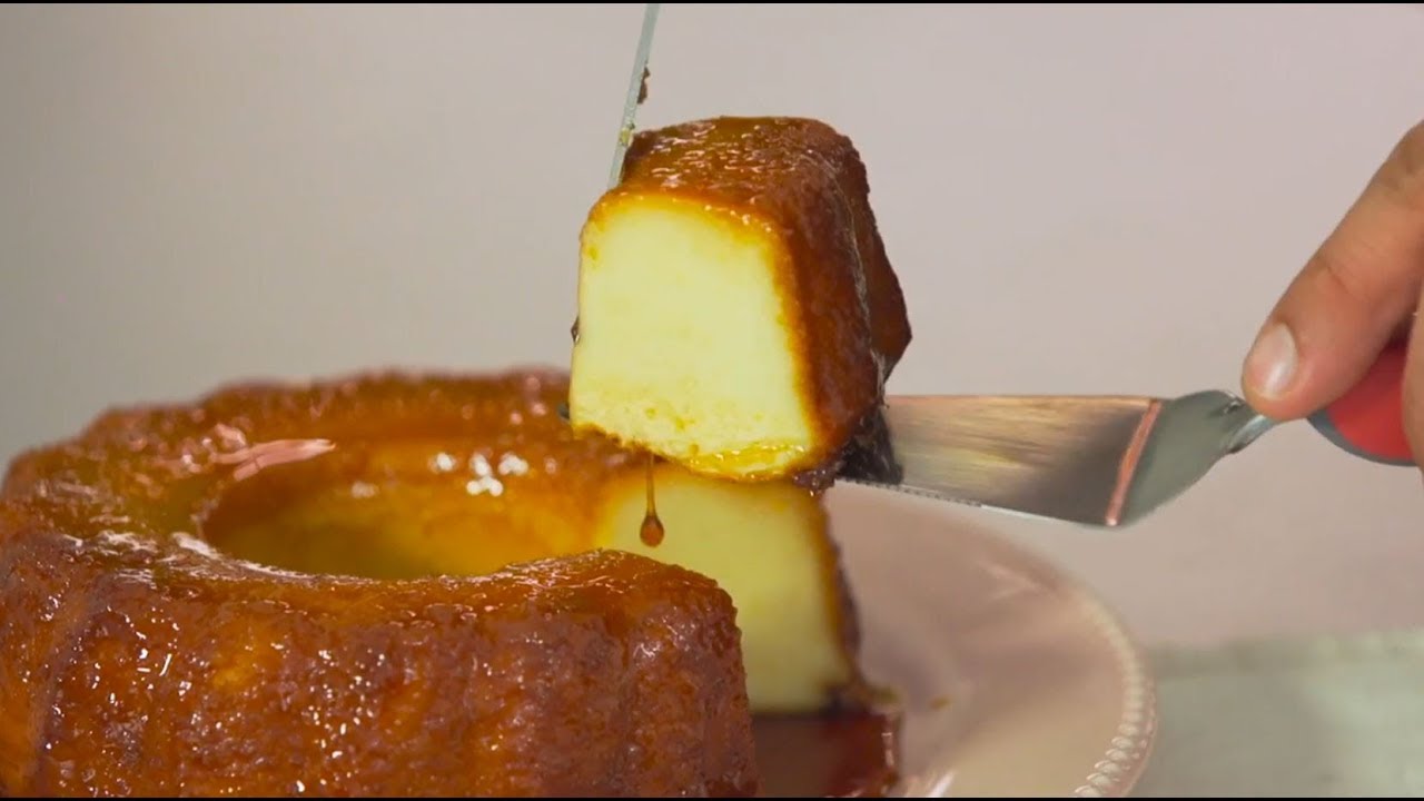 Receta de Pudin de pan y leche condensada