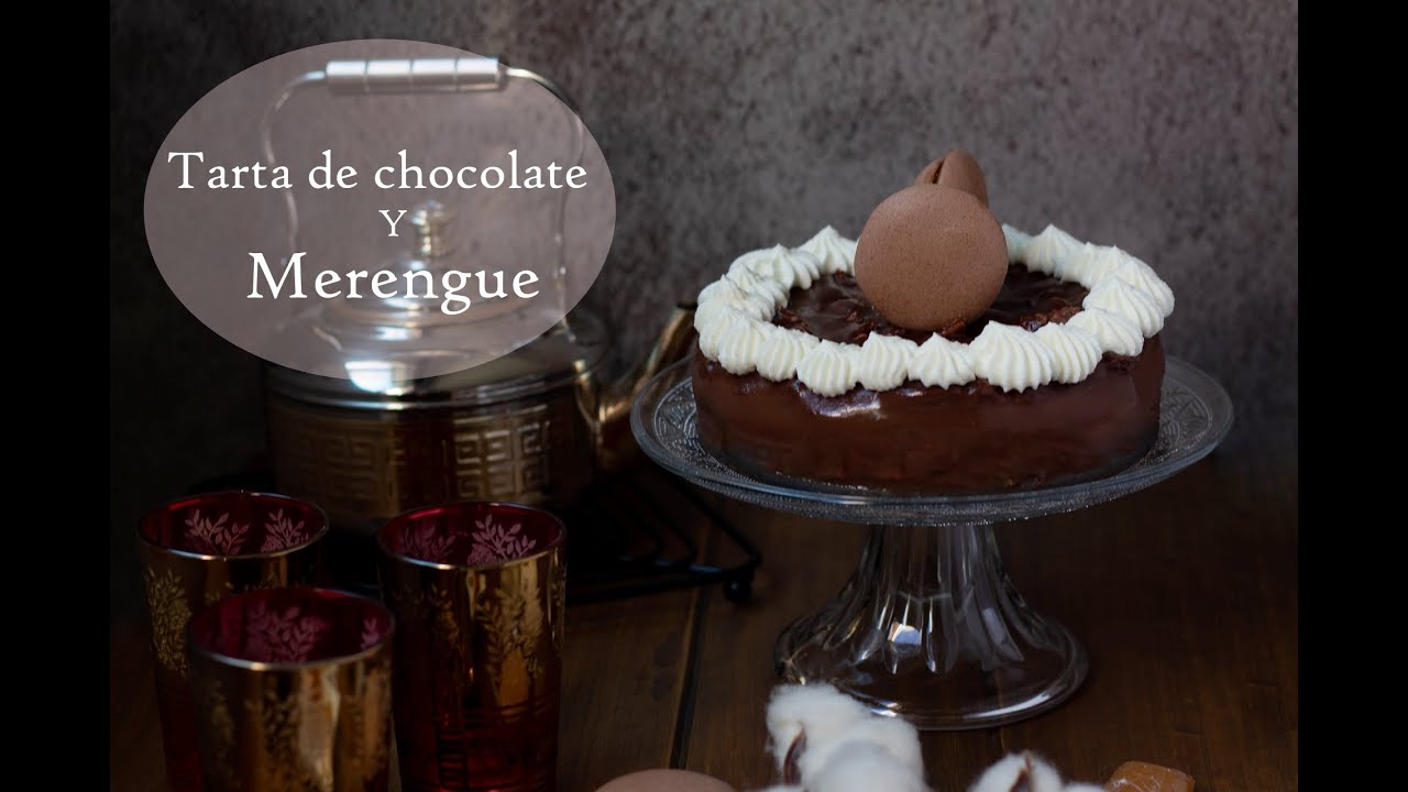 Receta de Tarta de chocolate y merengue crujiente