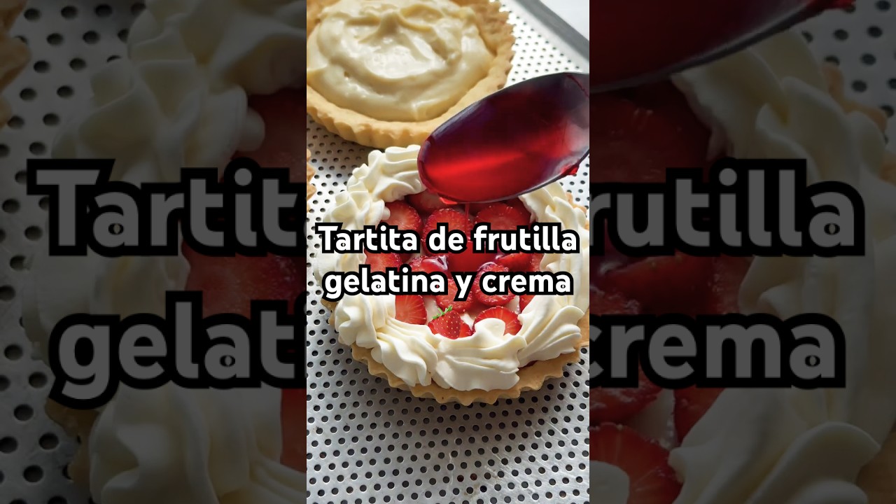 Receta de Tarta de frutillas con gelatina light