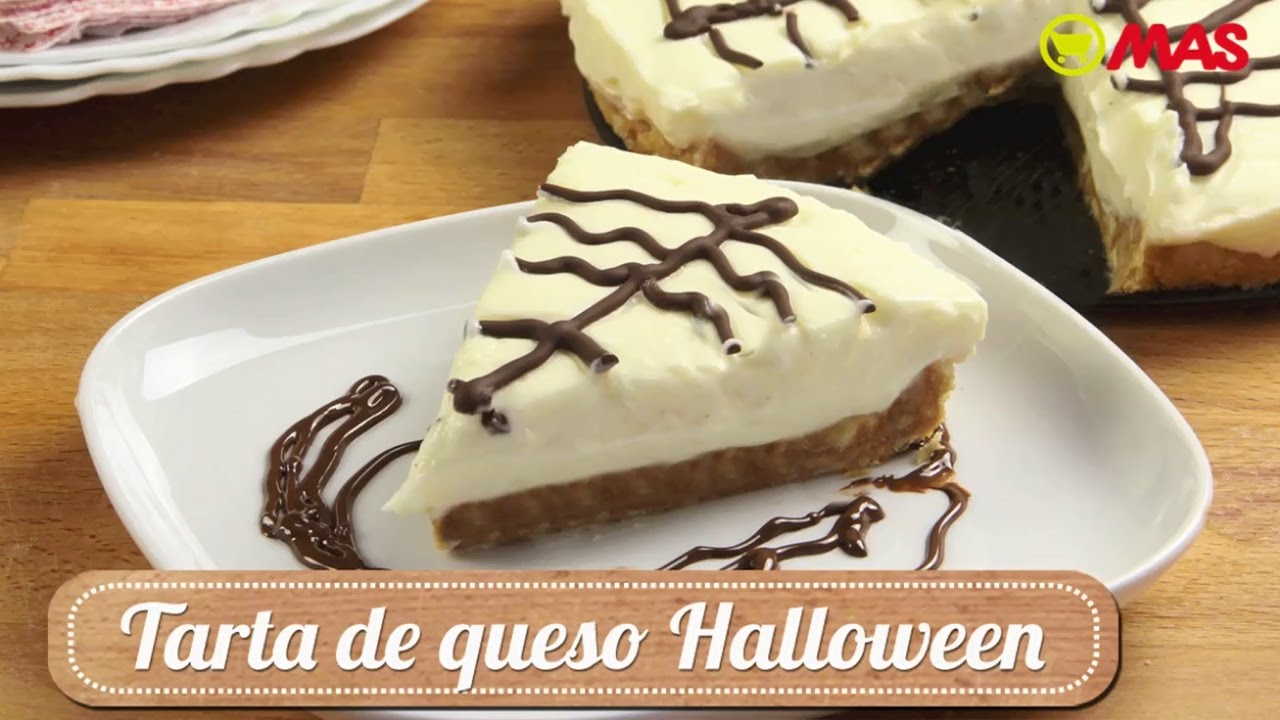 Receta de Tarta de queso para Halloween