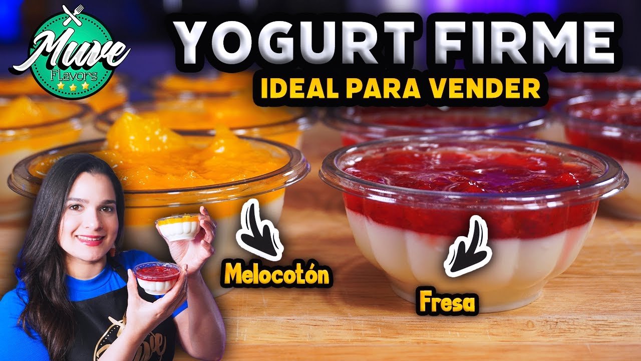 Receta de Yogurt casero de sabores