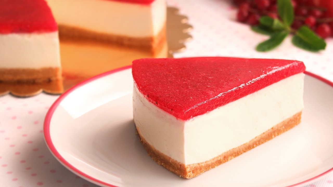 Receta de pay de queso con gelatina