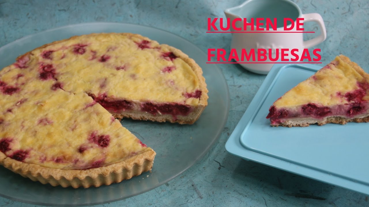 Tarta de frambuesa