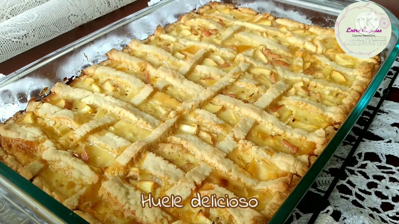 Tarta de manzana y durazno