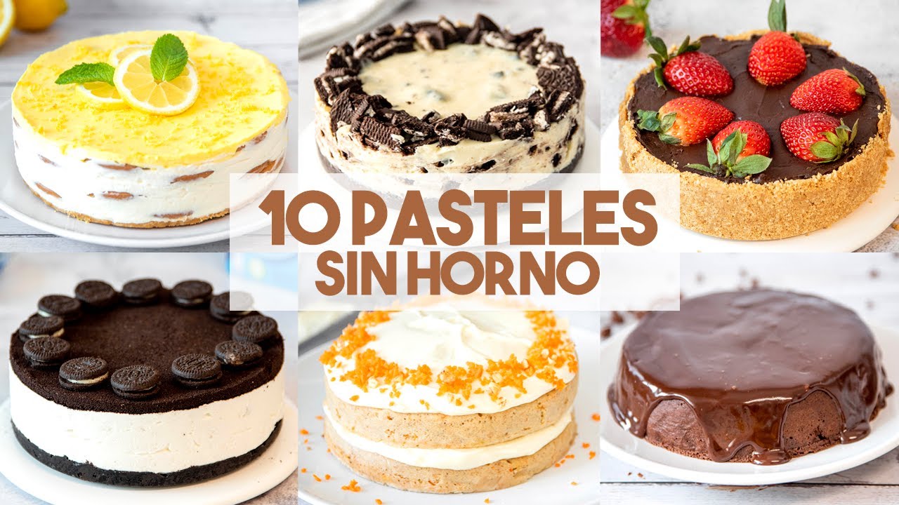 Tartas sin horno