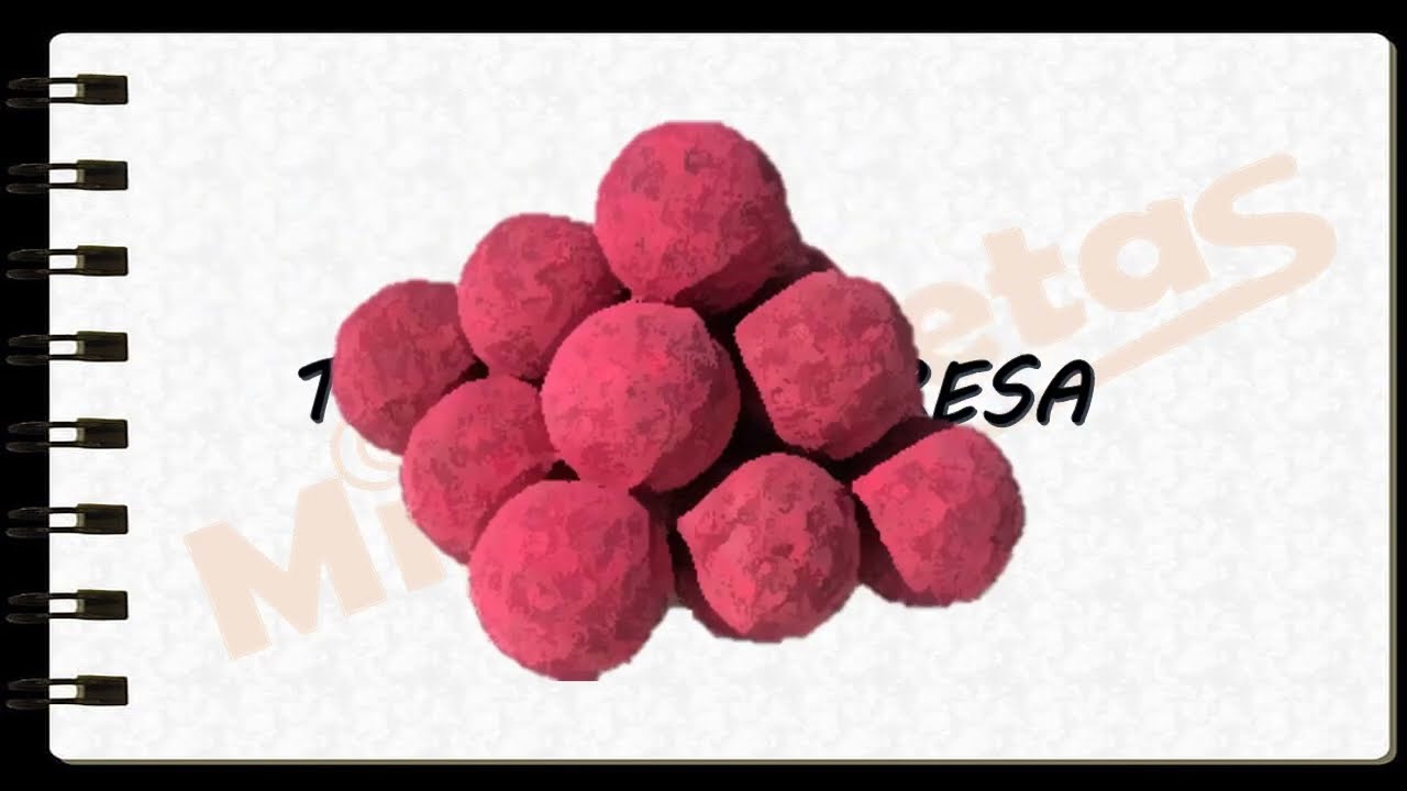 Trufas de fresa