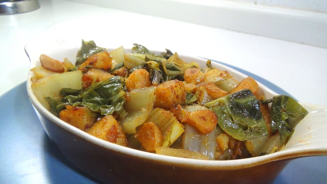 Acelga con aceite de oliva