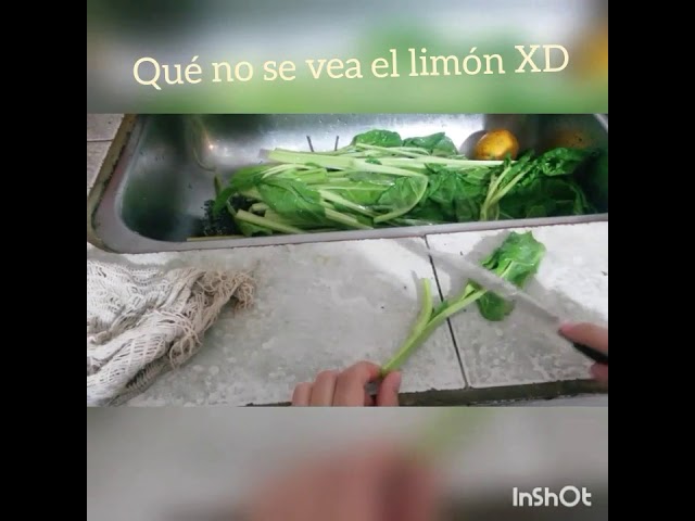 Acelga con limón y pimienta