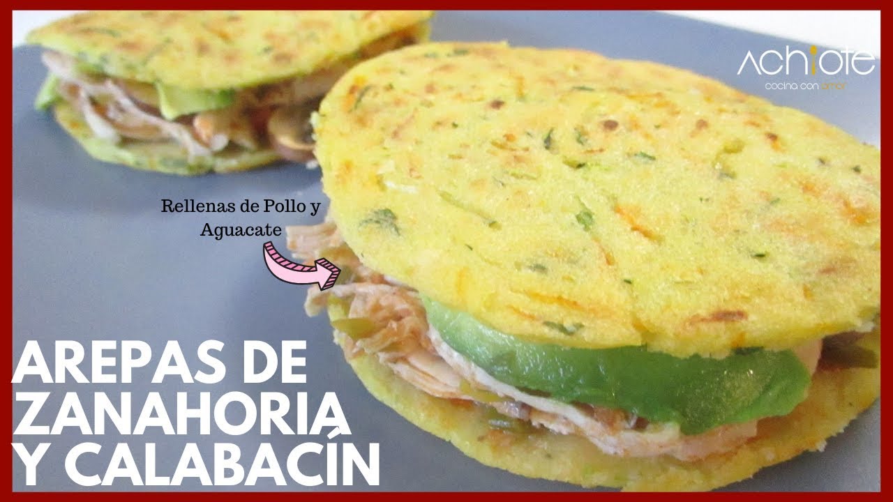 Arepas de calabacín y cebollín