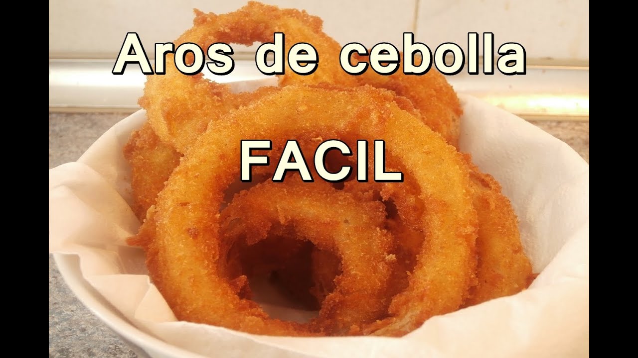 Aros de cebolla con pimienta