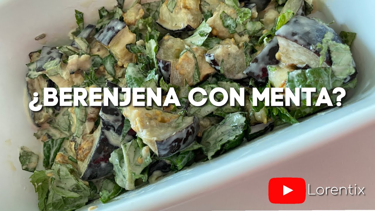 Berenjena con menta