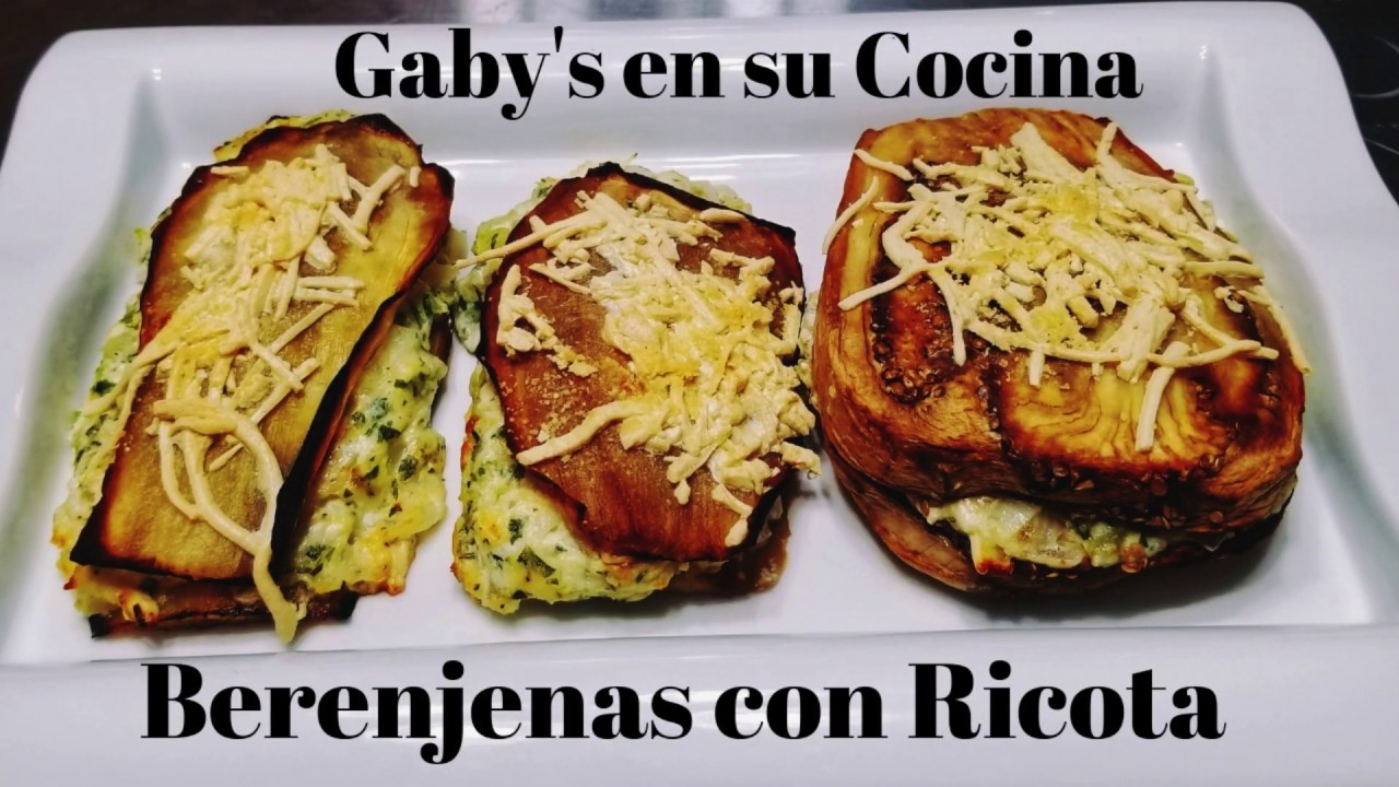 Berenjena con ricota vegetal