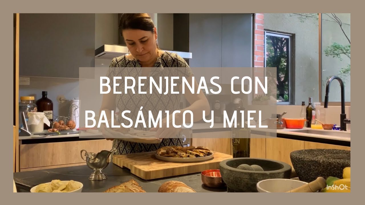Berenjena con vinagre balsámico