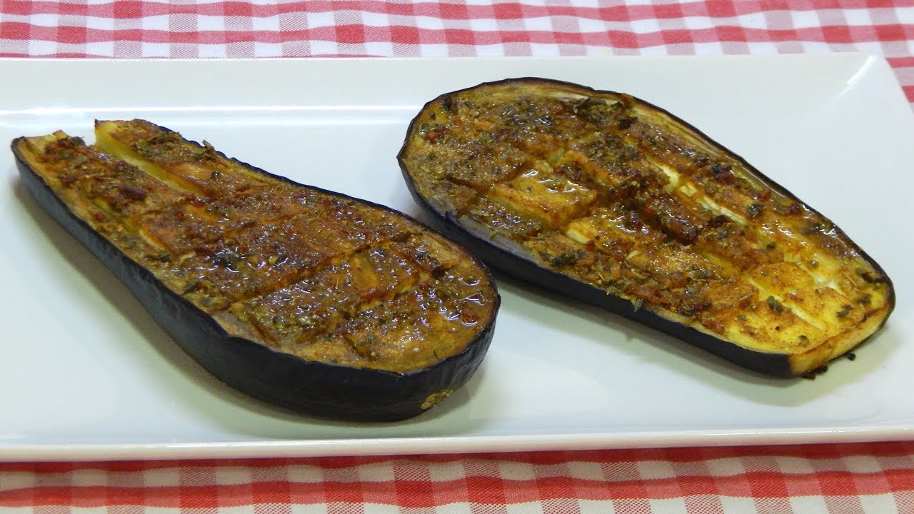 Berenjena en curry con arroz