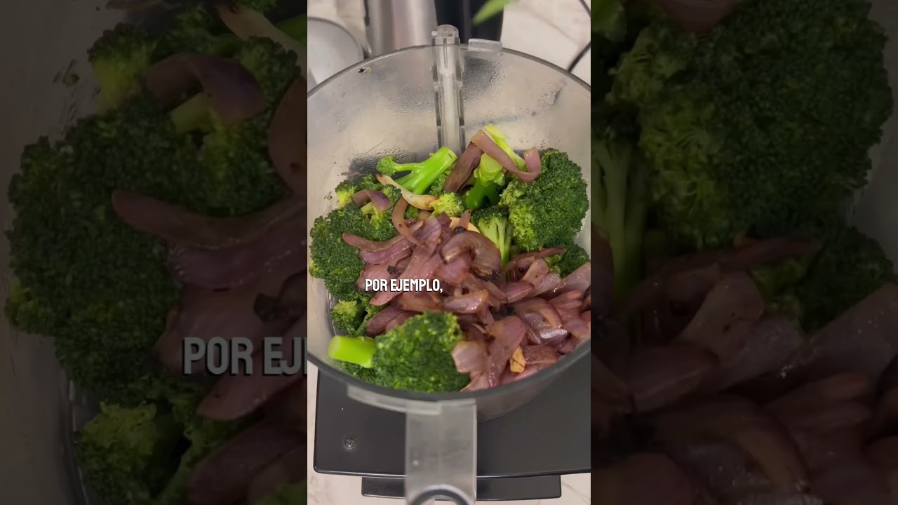 Brócoli estilo chimichurri verde