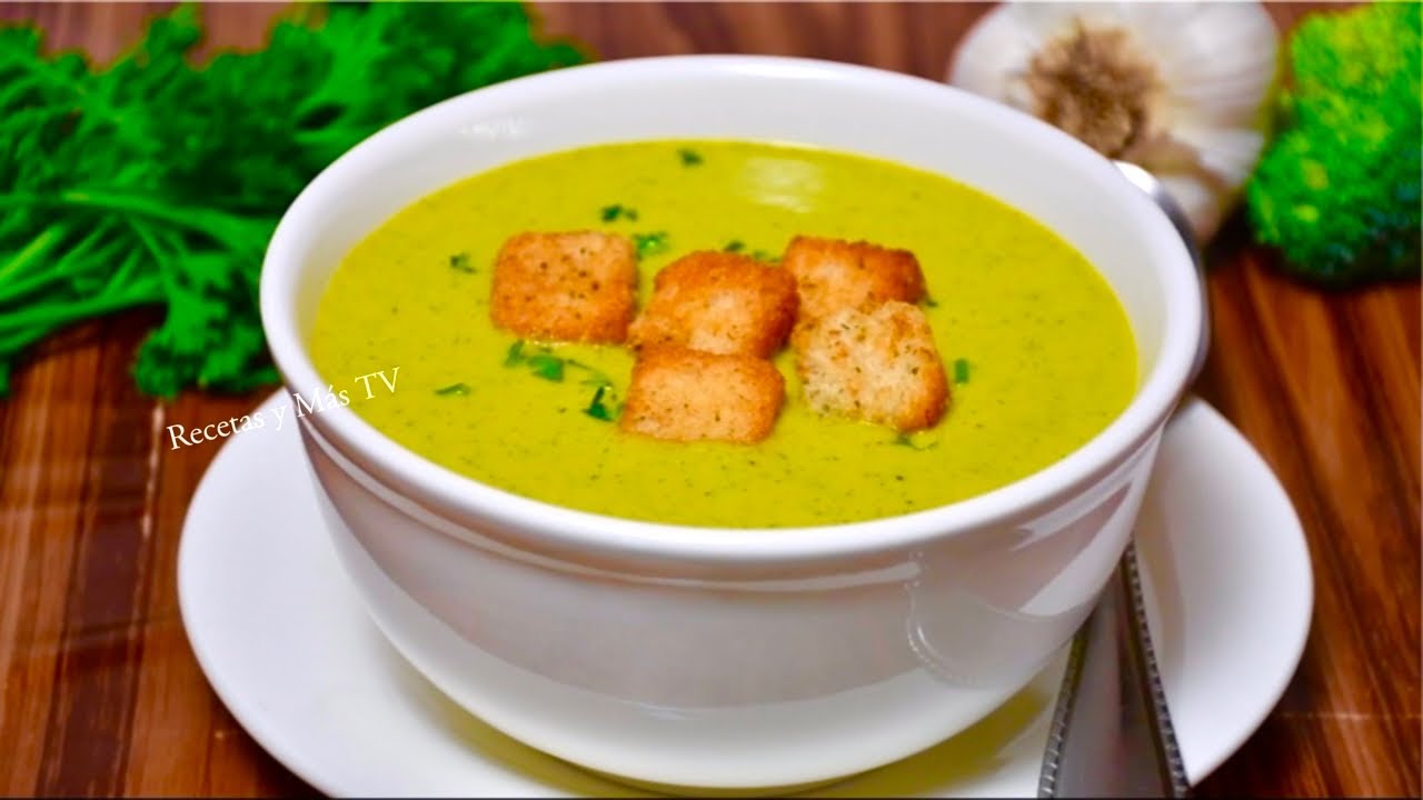 Brócoli estilo crema vegetal