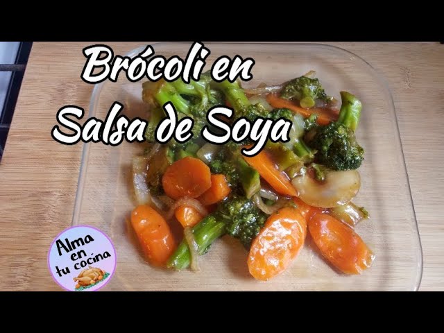 Brócoli estilo salsa de soya