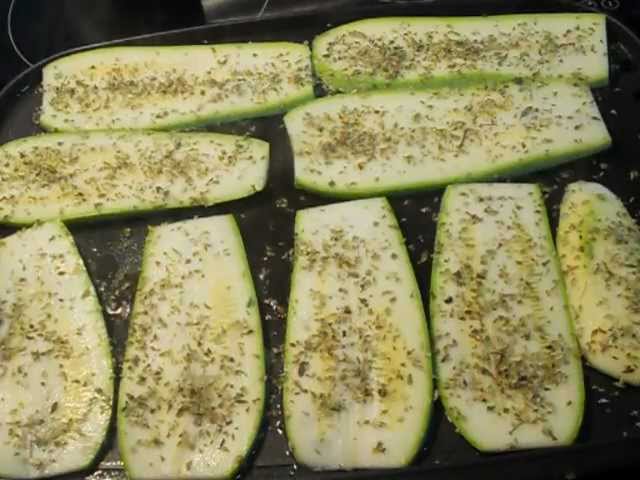 Calabacín con orégano