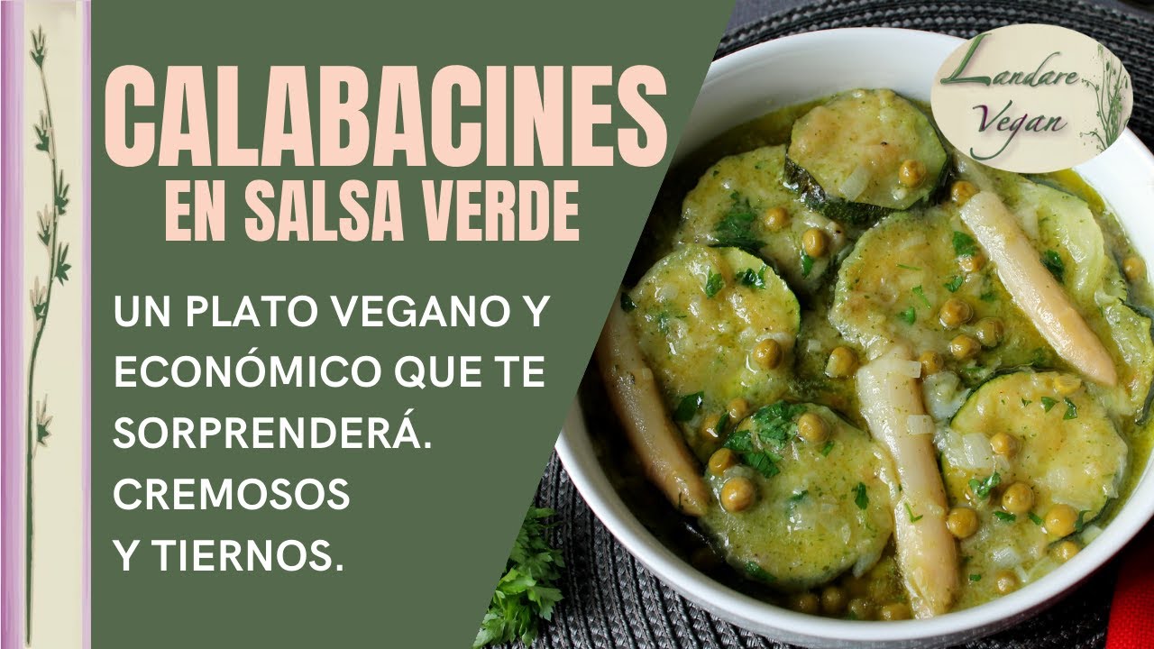 Calabacín en salsa verde