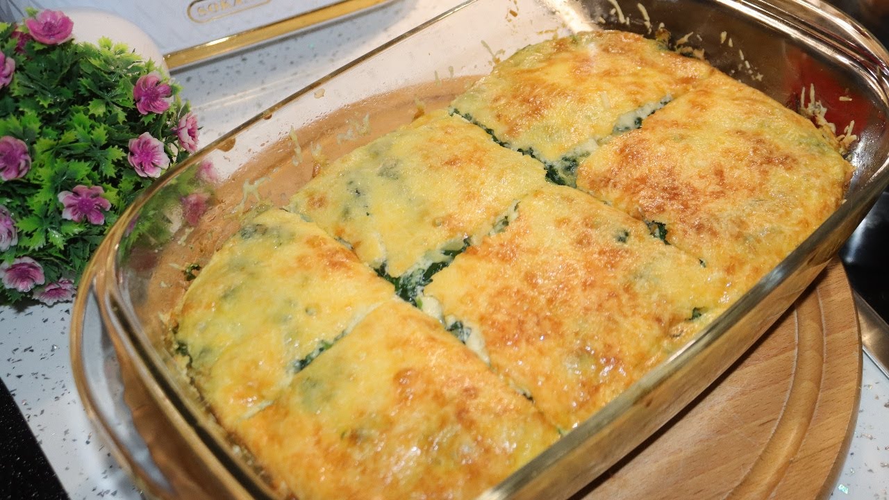 Cazuela de espinaca con papa