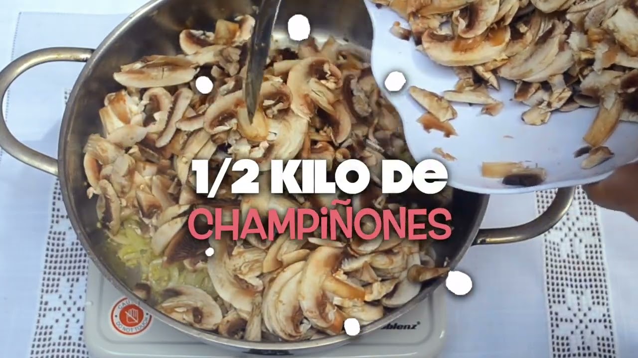 Champiñones a la mostaza